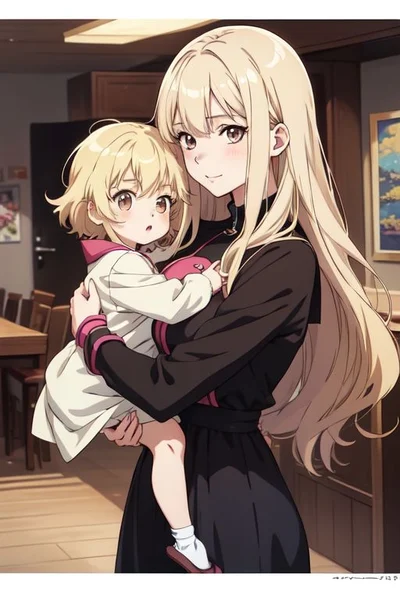 wife and daughter